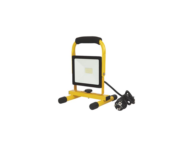 Full Power 30W LED outdoor floodlights IP65 with H-bracket with cable and power plug